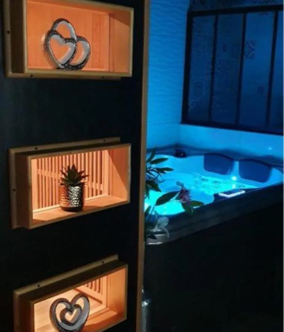 Apartament Suite Romantique Au Coeur Du Spa Avec Jacuzzi Et Sauna Privatif Proche De Toulouse Auterive